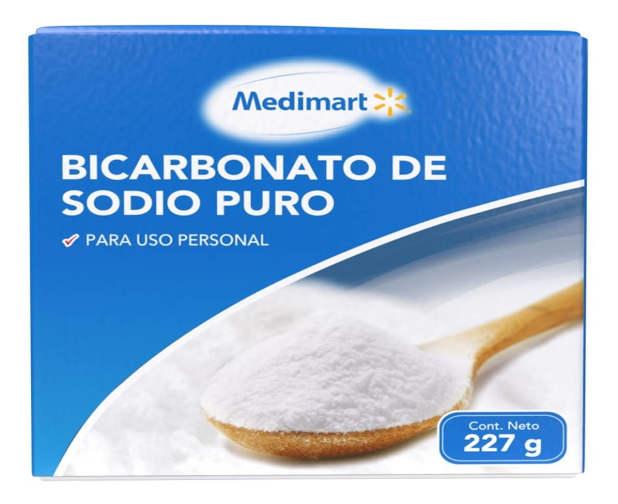 Bicarbonato de sodio Medimart puro 227 g