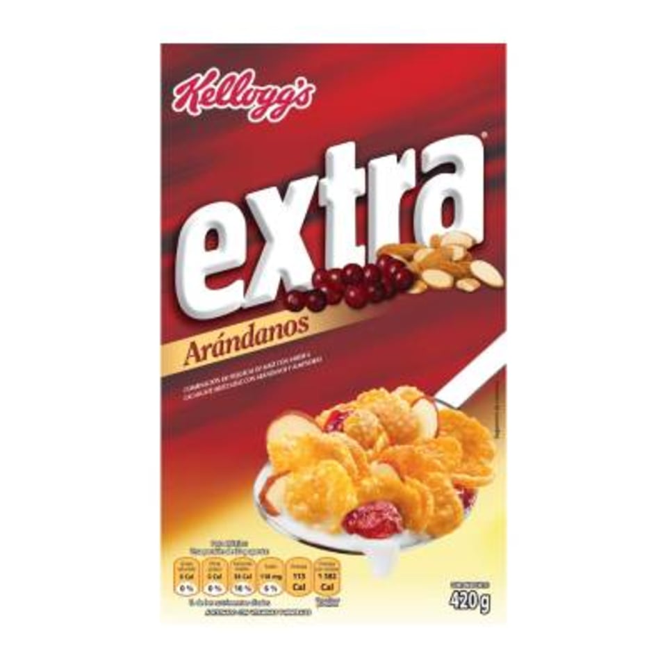 Cereal Kellogg's Extra arándanos con almendras 450 g