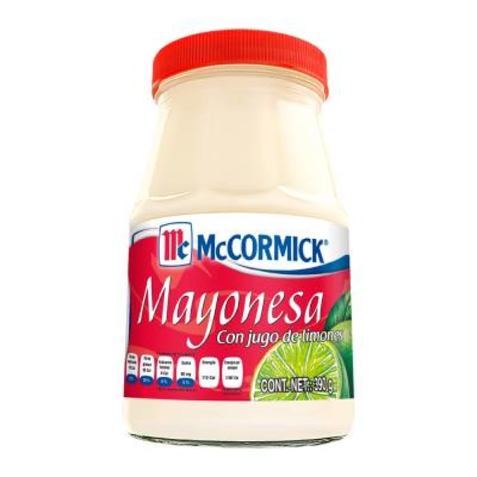 Mayonesa McCormick con jugo de limón 390 g