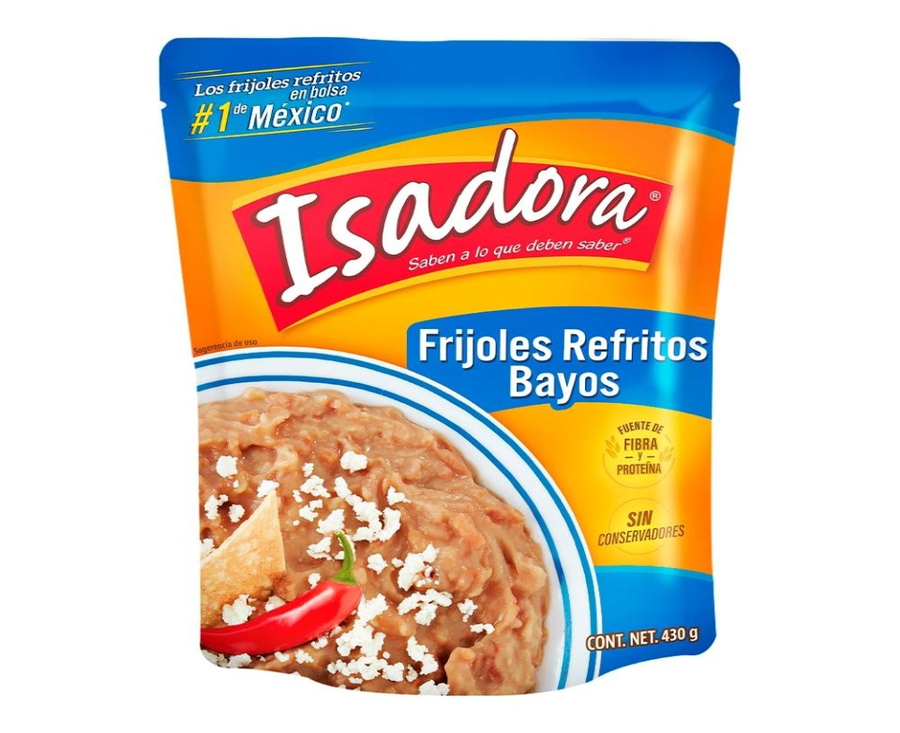 Frijoles bayos Isadora refritos 430 g