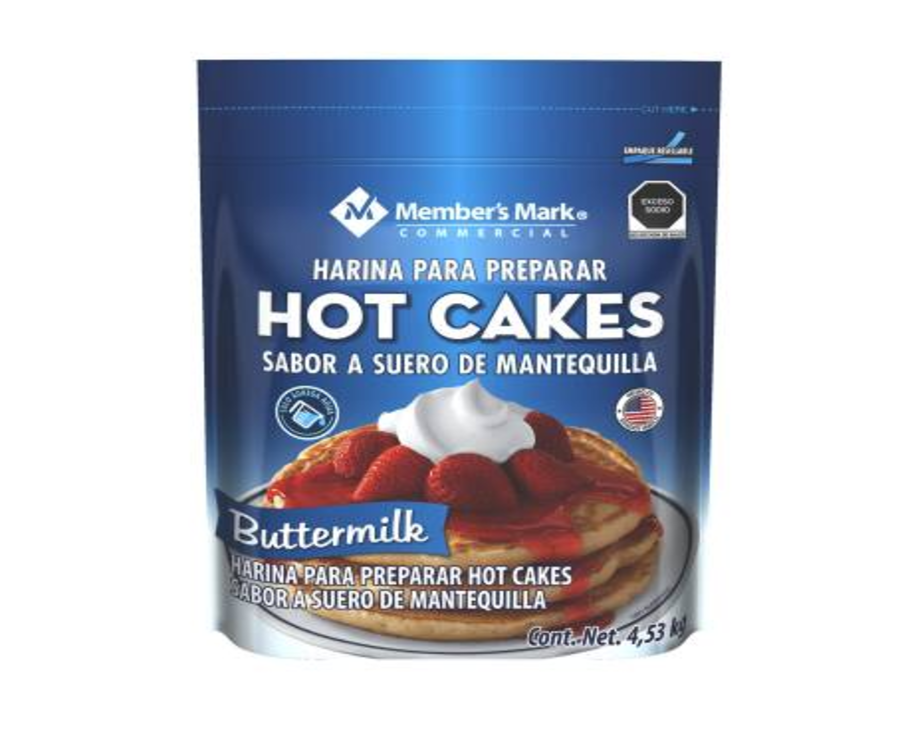Harina Member's Mark para Hot Cakes Tradicionales 4.53 kg