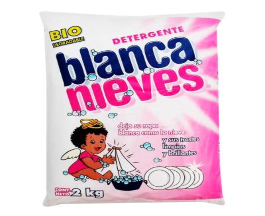  Detergente en polvo Blanca Nieves multiusos 2 kg  