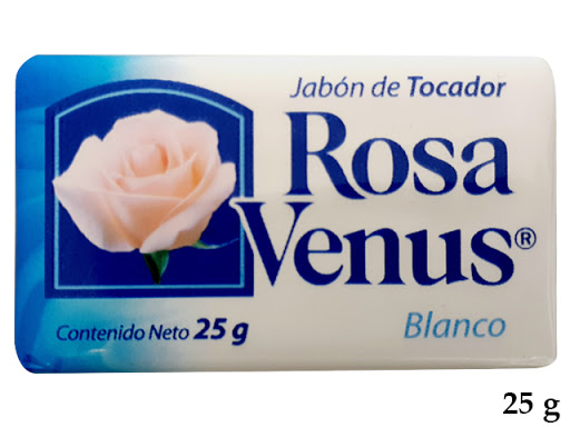 Jabón Blanco Rosa Venus 25g