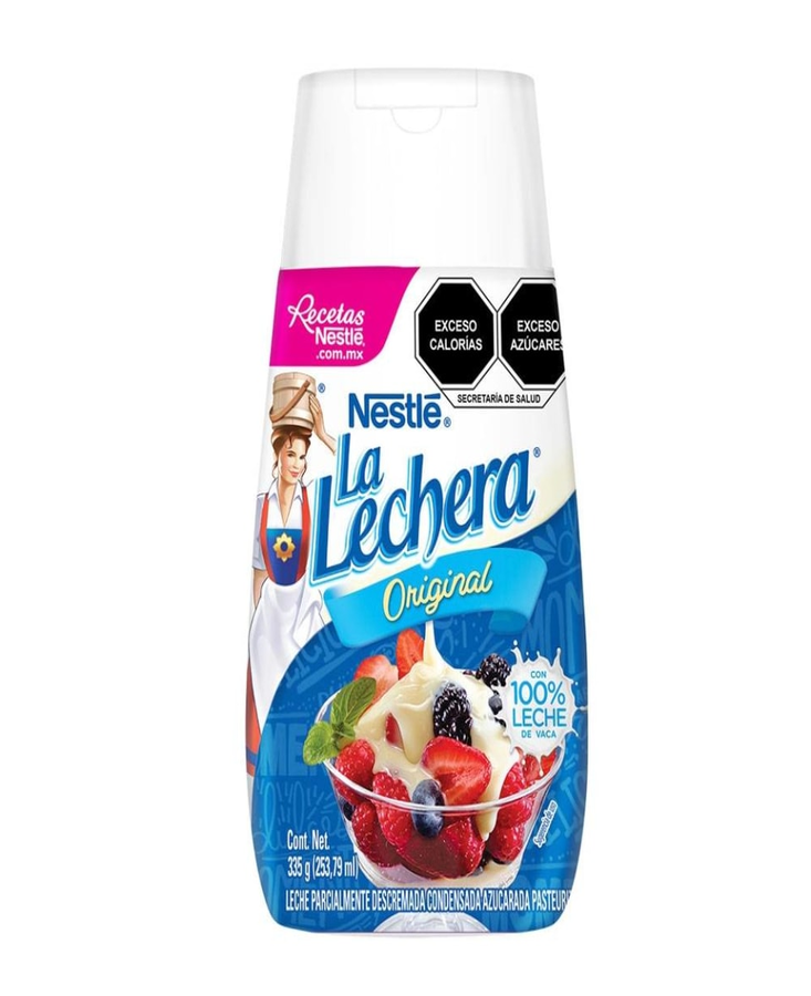 Leche condensada Nestlé La Lechera sirve fácil 335 g