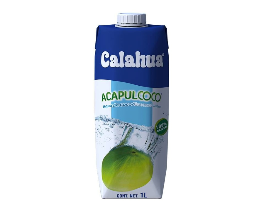 Agua de coco Calahua Acapulcoco 1 L