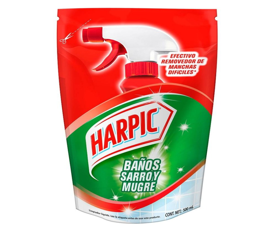 Limpiador líquido Harpic baños sarro y mugre 500 ml